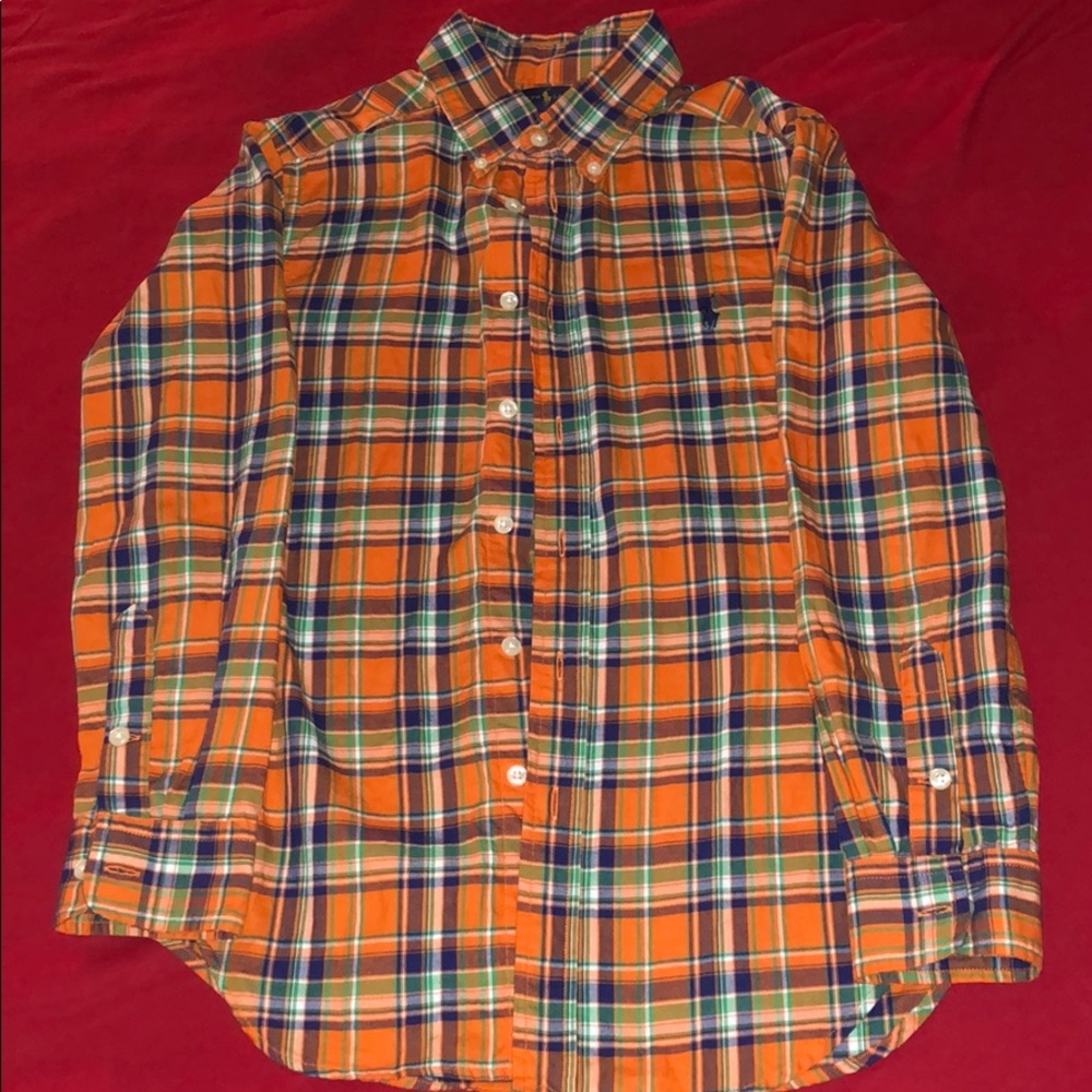Boys Long Sleeve Button Down
